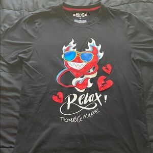 Black Graphic T-Shirt for Men